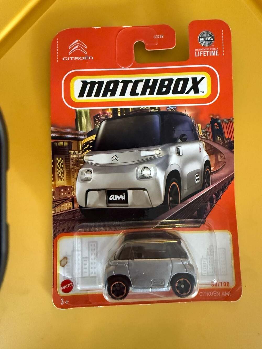 Matchbox Citroën Ami Metallic Silver Diecast Car MBX Metro 30/100